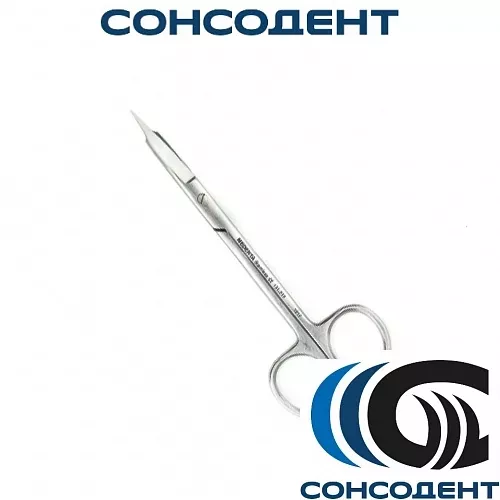 Ножницы прямые Goldman-Fox зазубренные 13 см (131-212 P) Medenta, 131-212 P