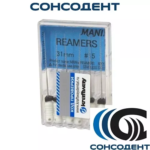 Reamers / Римерс 31мм/№15 (6шт) MANI, 0314004M