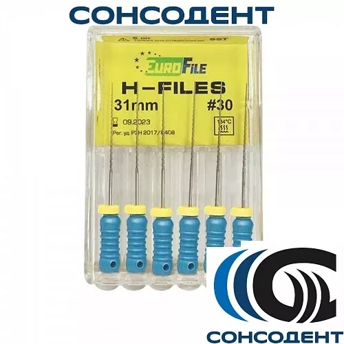H-Files 31мм №30 (6 шт) Eurofile