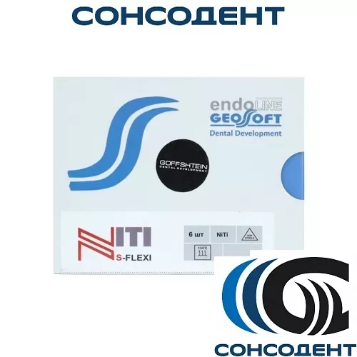 Niti файлы S-flexi 31mm 25/04 (6 шт) Geosoft