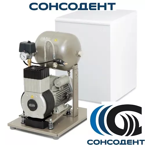 Компрессор DK50-10 Z/M (без шумоподавляющего шкафа; с осушителем) Ekom, 4021010A1-302