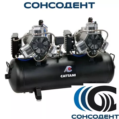 Компрессор Cattani 300-952 (на 16 установок, с 4 осушителями), 013595/013584