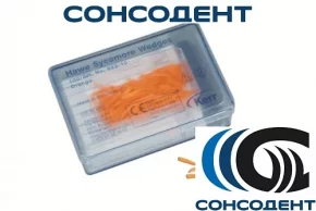 Клинья деревяные №822/10 (оранжевые 100 шт) Kerr, 822/10