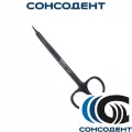 Ножницы стоматологические шарнирные изогнутые Goldman-Fox 13 см (131-213-TN) Medenta, 131-213-TN