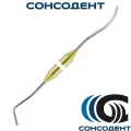 Штопфер обратноконусный - гладилка серповидная большая 1,8/2,7 (золото) Экрадент, 04-07