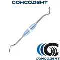 Гладилка моделировочная конусная пирамида (голубой) 2,0/2,5 Экрадент, 07-17