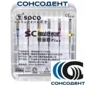 Файлы машинные с памятью формы SC-Plus 31 мм (Ассорти, 6 шт) SOCO