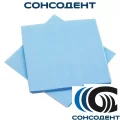 Салфетки нагрудные Премиум (3-х слойные, 500 шт, голубые) Kristident, 201105