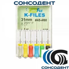 K-Files 31мм №45-80 (6 шт) Eurofile