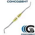 Штопфер обратноконусный - гладилка большая 1,8/2,0 (золото) Экрадент, 04-03