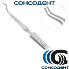Пинцет обратный для щечных трубок с позиционером, HLW, H-322C*