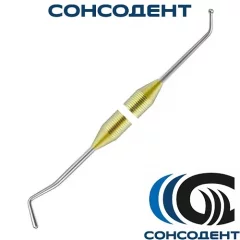 Штопфер обратноконусный - шарообразный средний 2,0/2,0 (золото) Экрадент, 02-20