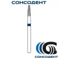 Бор алмазный FG 806.314.170.524.014 конус усеченный синий (10шт) ВладМива, 806.314.170.524.014 / 866.314.168.040.014