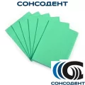 Салфетки нагрудные детские 33x45 см, зеленые зуб (500 шт) JNB, 11094