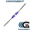 Шпатель двухсторонний 4,0/5,0 (хамелеон) Экрадент, 06-05