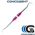 Нож дистальный доктора Першина Александра (розовый) Экрадент, 08-07