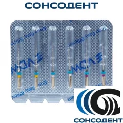 Mtwo NiTi ассорти N10.04, №15.05, №20.06 L25 WP 21 (6 шт) VDW, V041230025456